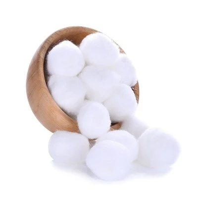 Bolas de algodão dental